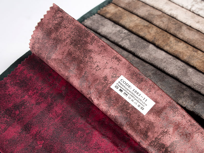 Elegantní laminovaná sametová textilie, zvyšuje jakýkoli projekt designu interiéru