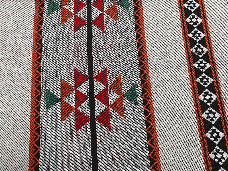 Prodyšná pletená barva tkané tkané tkané tkanina