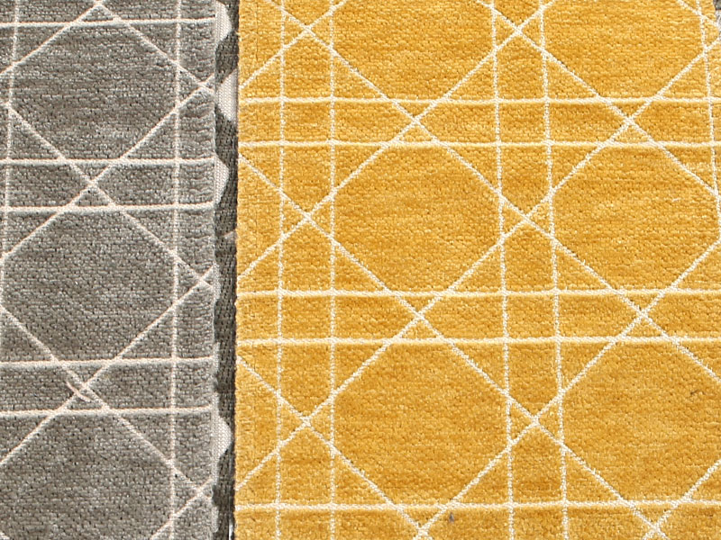 Čalounění Chenille Jacquard pro polštář na polštář na polštář.