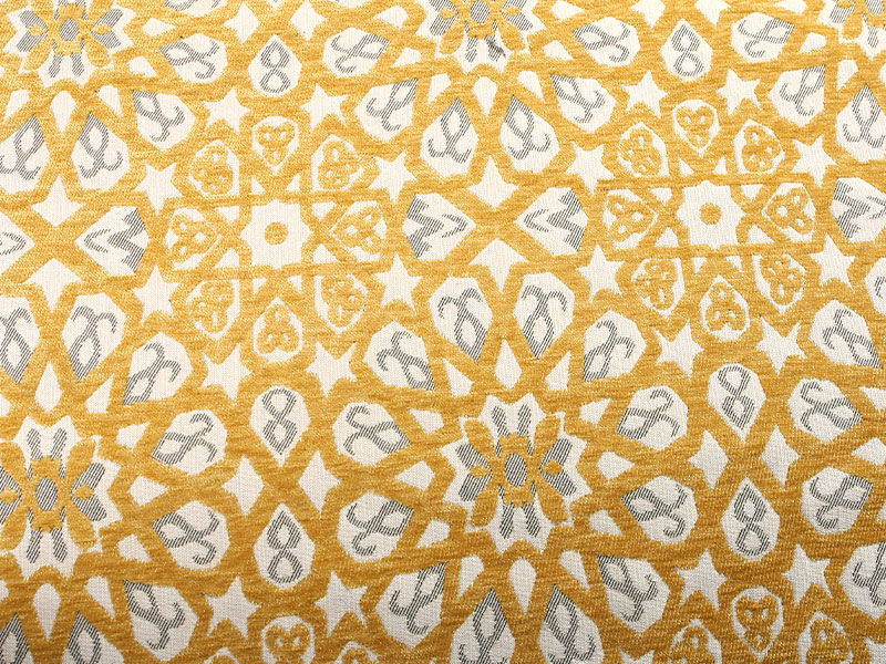 Čalounění Chenille Jacquard pro polštář na polštář na polštář.