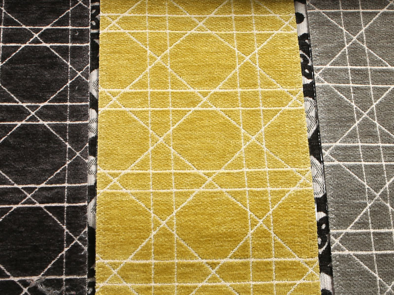 Čalounění Chenille Jacquard pro polštář na polštář na polštář.