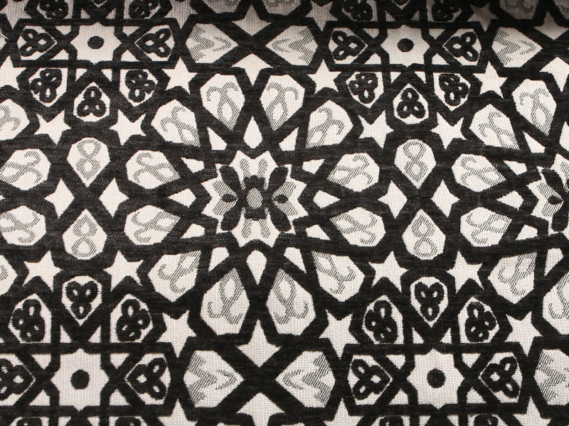 Čalounění Chenille Jacquard pro polštář na polštář na polštář.