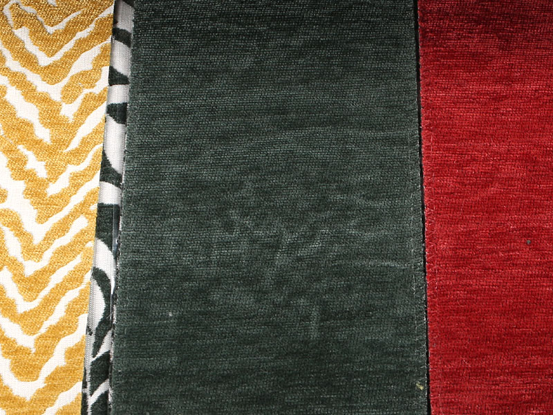 Květinový vzorec Jacquard Chenille Curtain Sofa Opholstery Fabric mdn975