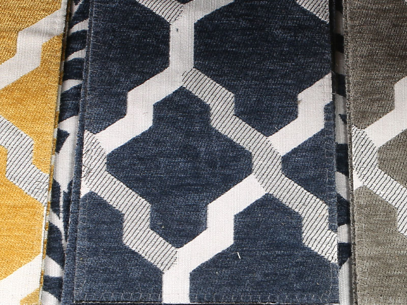 Květinový vzorec Jacquard Chenille Curtain Sofa Opholstery Fabric mdn975