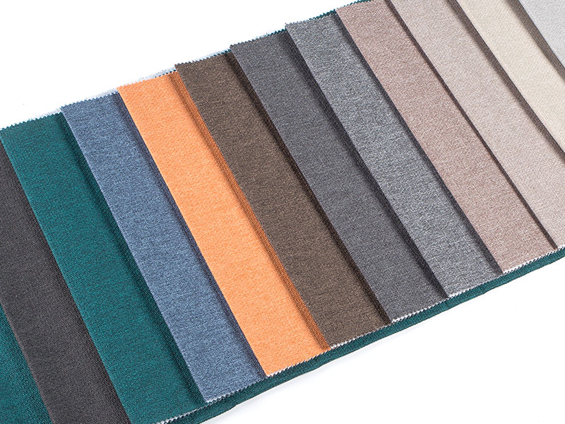 Tkaná obyčejná plná barevná faux prádla látka mdn-m2024